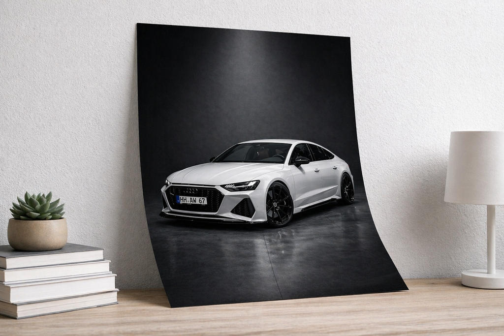 Personalisiertes Auto Poster – Dein Auto als Premium Wandbild