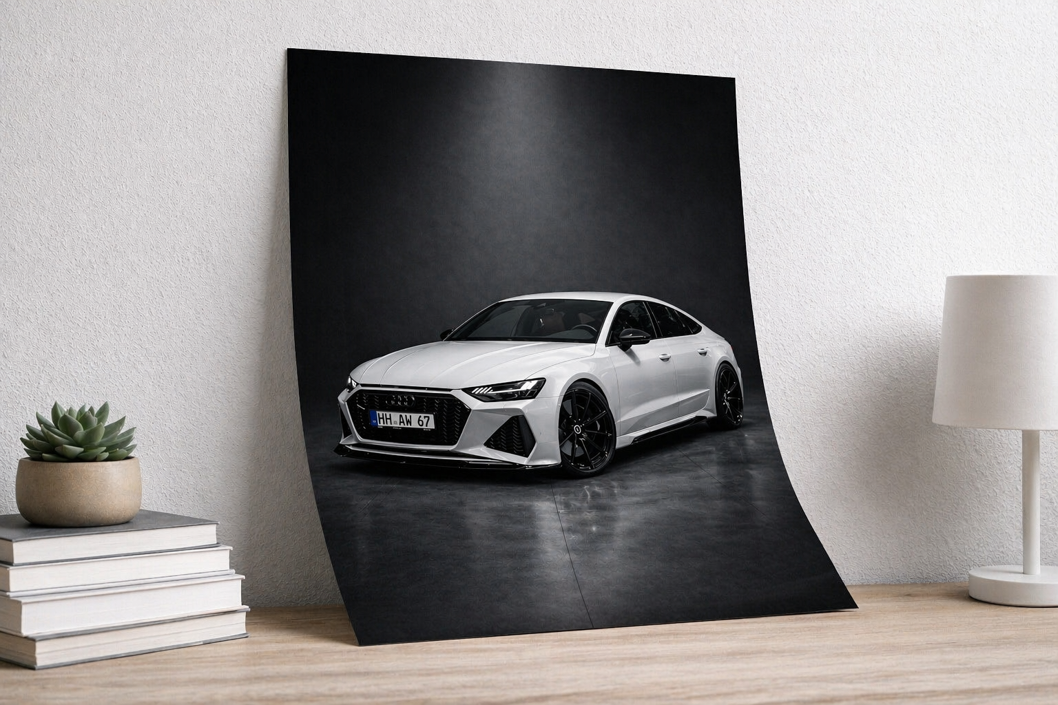 Personalisiertes Auto Poster – Dein Auto als Premium Wandbild