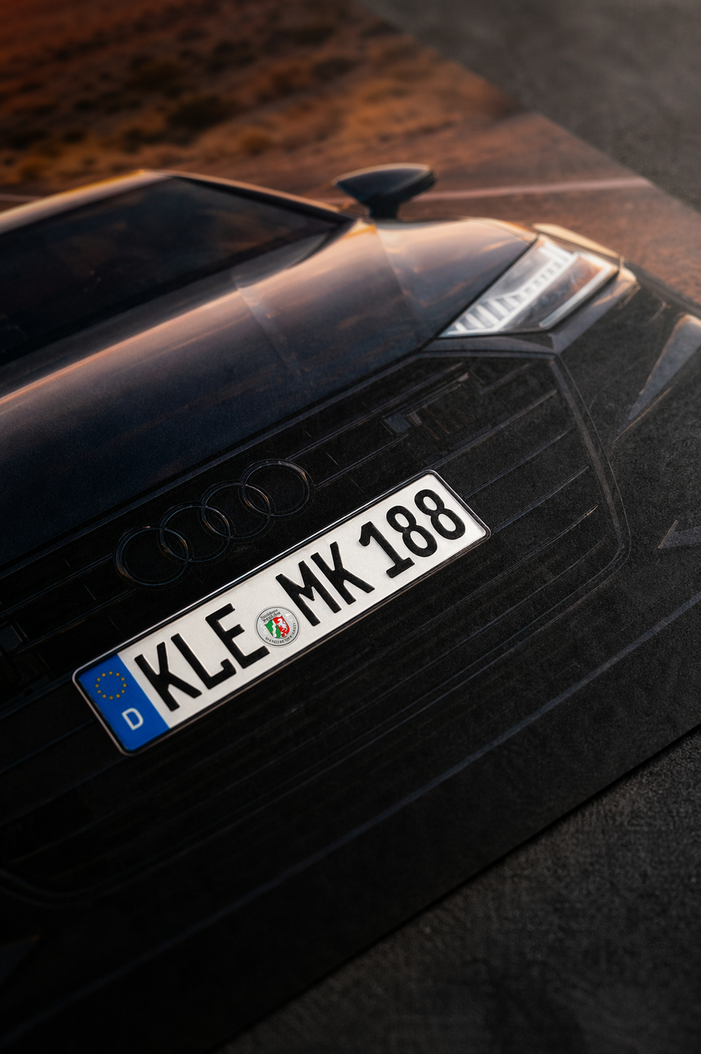 Personalisiertes Auto Poster – Dein Auto als Premium Wandbild