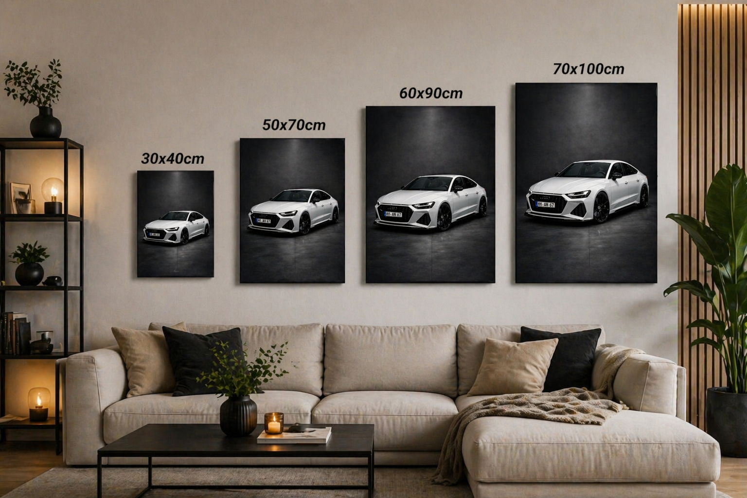 Personalisiertes Auto Poster – Dein Auto als Premium Wandbild