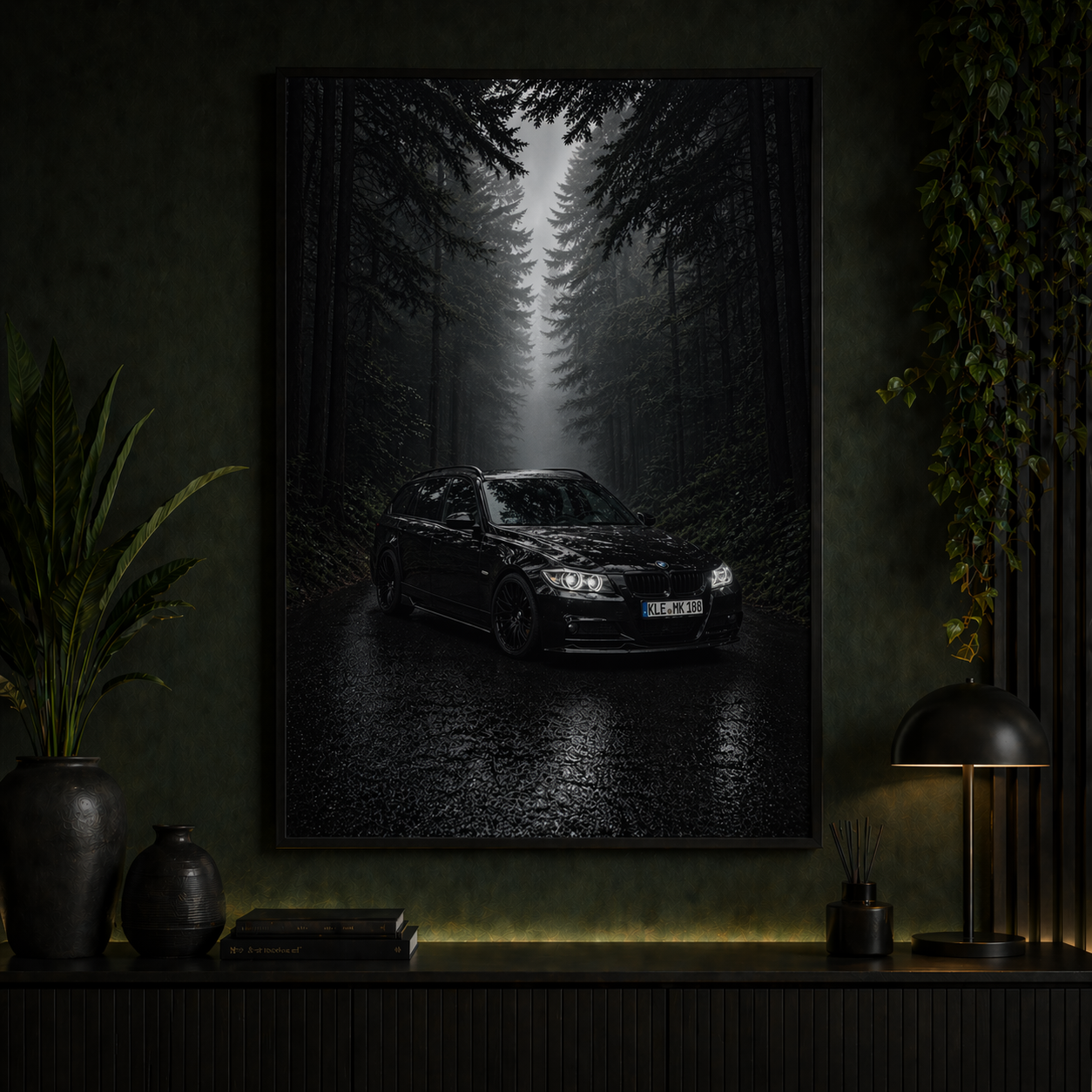 Personalisiertes Auto Poster – Dein Auto als Premium Wandbild