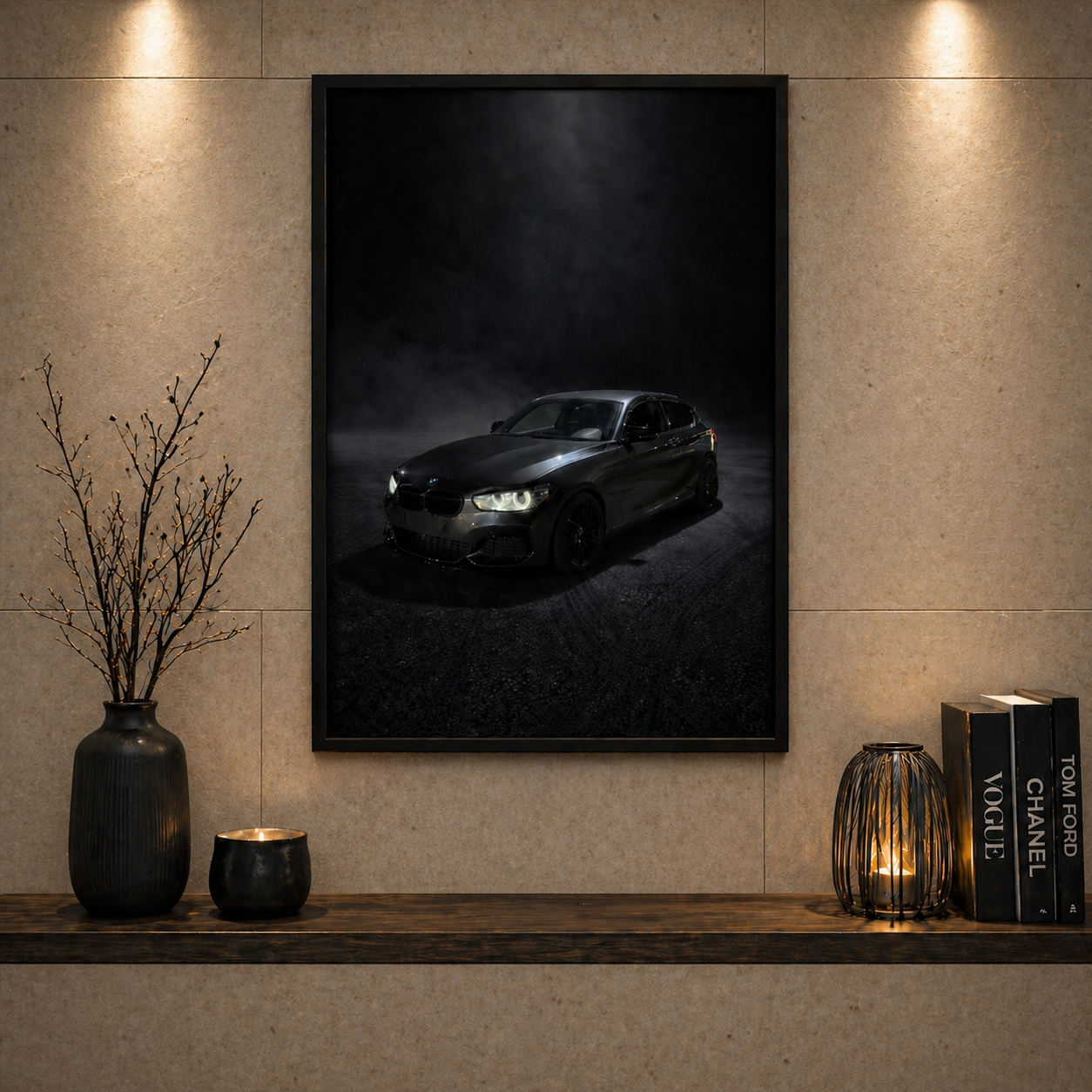 Personalisiertes Auto Poster – Dein Auto als Premium Wandbild
