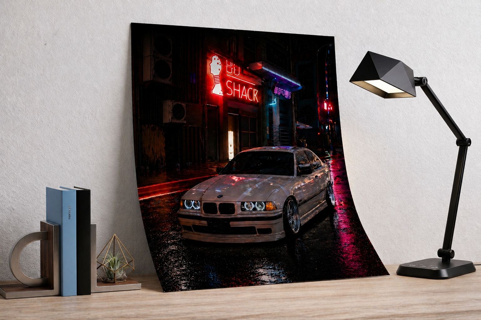 Personalisiertes Auto Poster – Dein Auto als Premium Wandbild